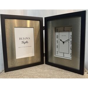 Bulova Desk Clock B1234   "Happy Anniversary Love Is Timeless"